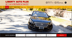 Desktop Screenshot of libertyautoplus.com