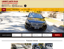 Tablet Screenshot of libertyautoplus.com